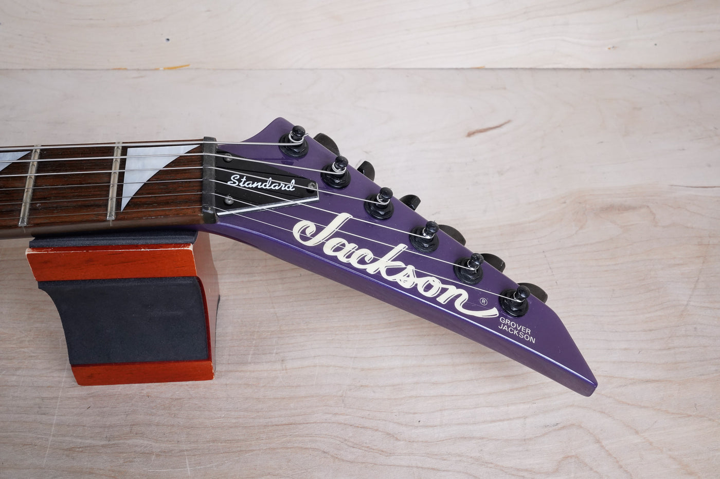 Jackson Randy Rhoads V RR Standard MIJ Neck Thru 1993 Blue Purple Japan w/ Bag