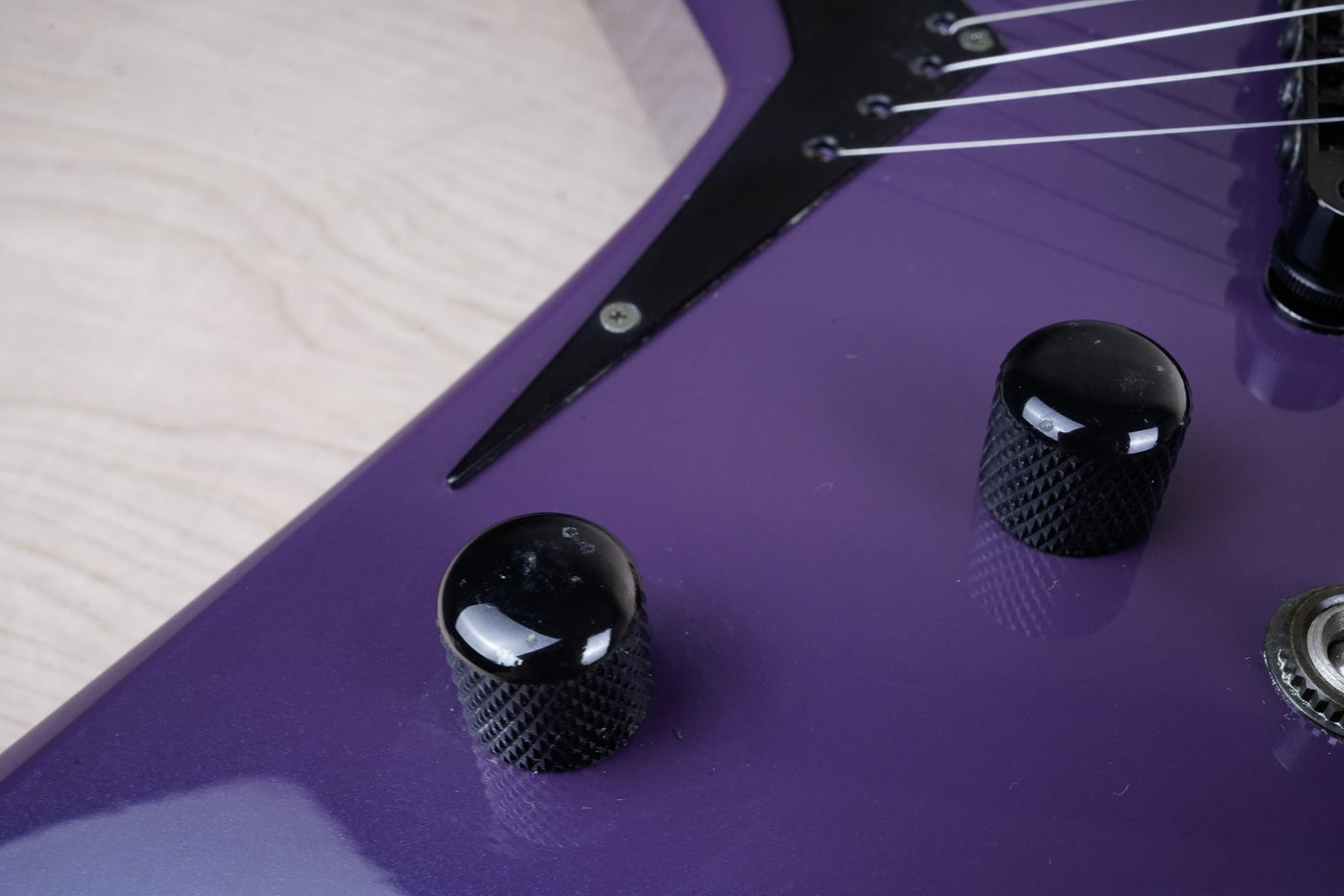 Jackson Randy Rhoads V RR Standard MIJ Neck Thru 1993 Blue Purple Japan w/ Bag