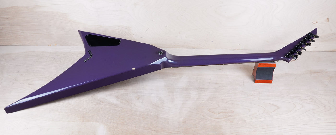 Jackson Randy Rhoads V RR Standard MIJ Neck Thru 1993 Blue Purple Japan w/ Bag