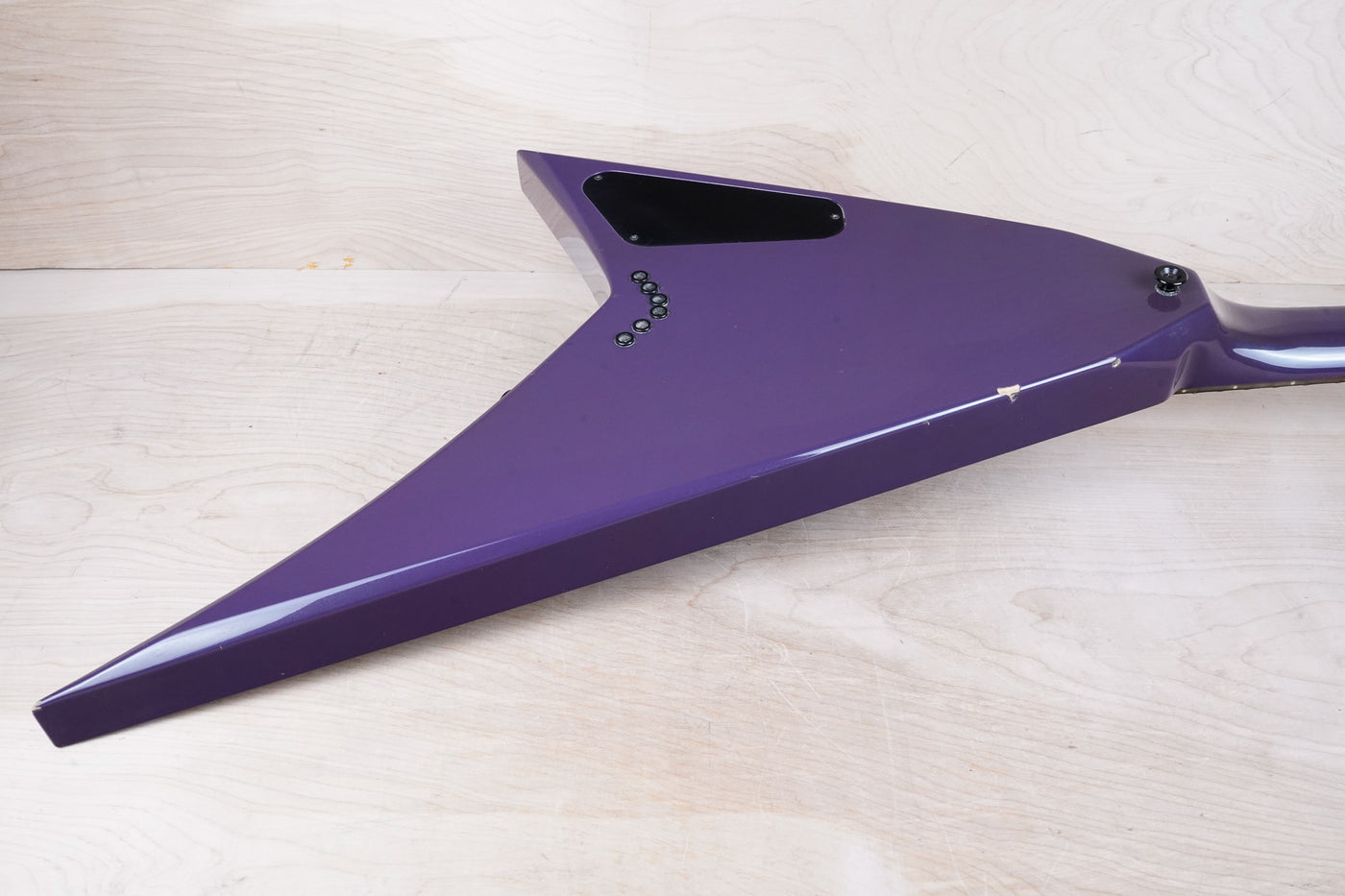 Jackson Randy Rhoads V RR Standard MIJ Neck Thru 1993 Blue Purple Japan w/ Bag