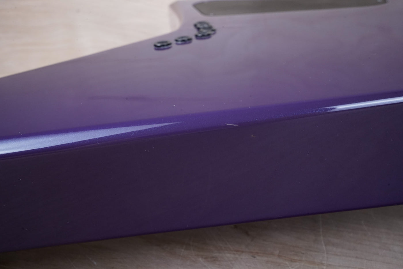 Jackson Randy Rhoads V RR Standard MIJ Neck Thru 1993 Blue Purple Japan w/ Bag