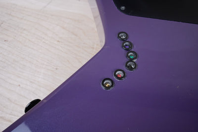 Jackson Randy Rhoads V RR Standard MIJ Neck Thru 1993 Blue Purple Japan w/ Bag