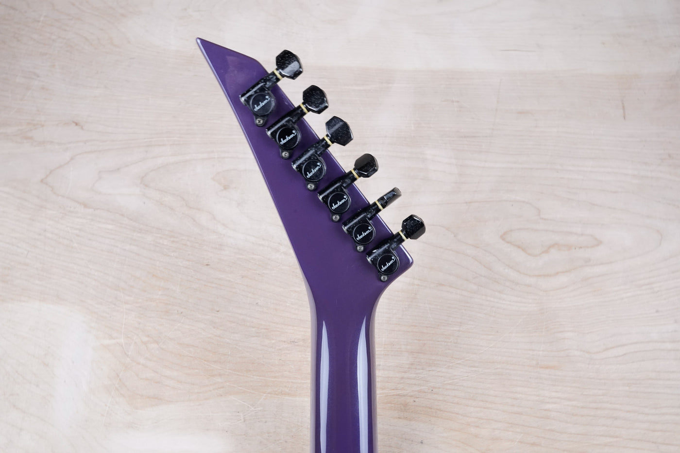 Jackson Randy Rhoads V RR Standard MIJ Neck Thru 1993 Blue Purple Japan w/ Bag