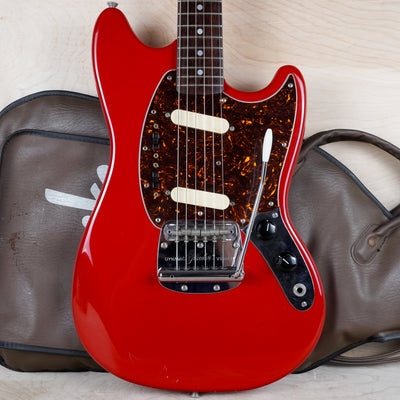 Fender MG-69 Mustang '69 Reissue MIJ 2010 Red w/ Matching