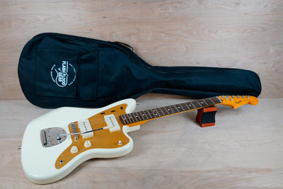 Squier J Mascis Jazzmaster 2020 Vintage White w/ Bag