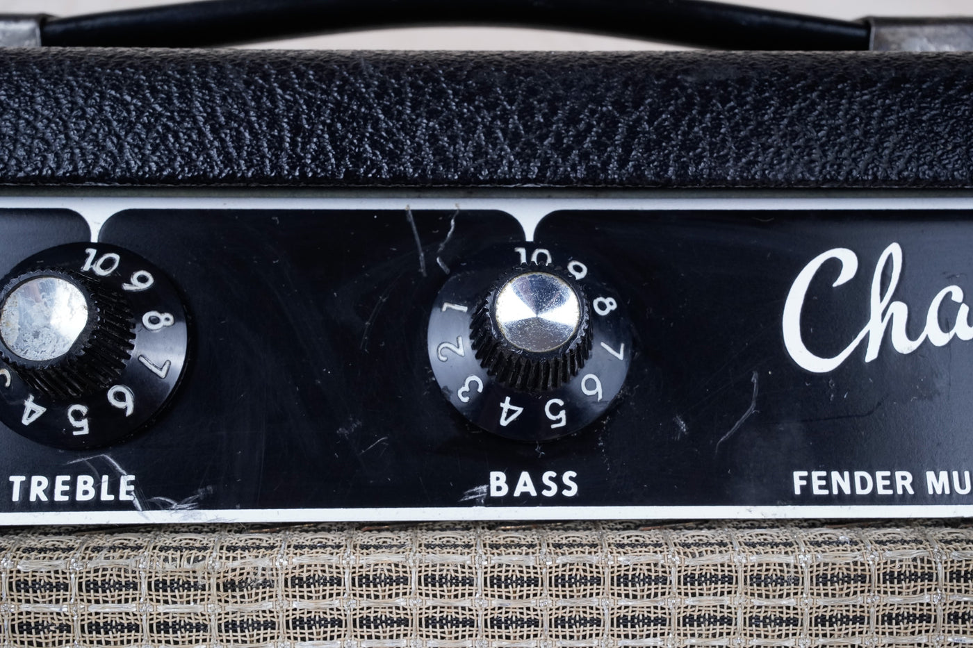 Fender Black Panel Champ 6-Watt 1x8" Guitar Combo 1966 - 3 Prong Cable