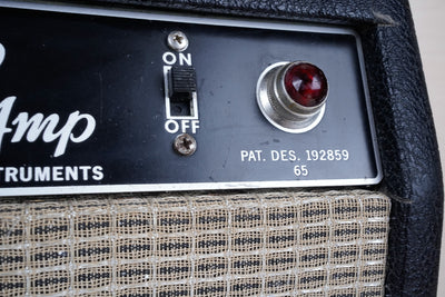 Fender Black Panel Champ 6-Watt 1x8" Guitar Combo 1966 - 3 Prong Cable