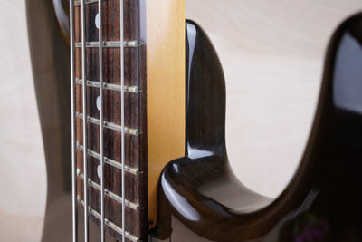 Fender Pro Feel JBR-80R Jazz Bass MIJ 1990 See-Through Black Made in Japan Fujigen w/ Bag
