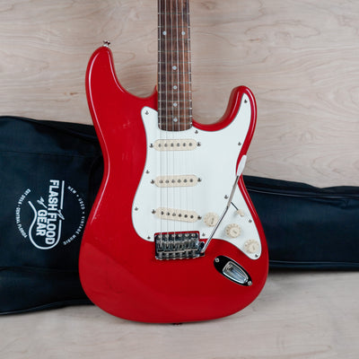 Fender "Squier Series" Standard Stratocaster 1992 Torino Red Made in Korea MIK w/ Bag