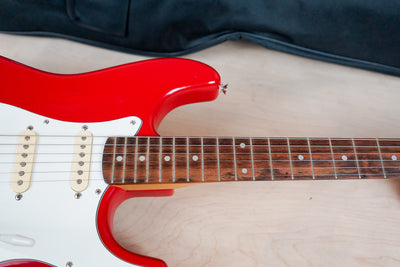 Fender "Squier Series" Standard Stratocaster 1992 Torino Red Made in Korea MIK w/ Bag
