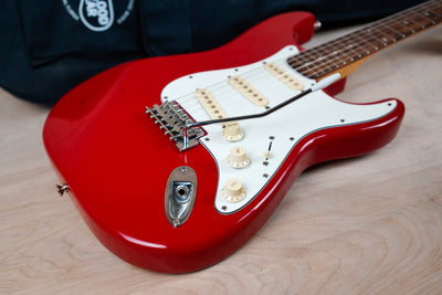 Fender "Squier Series" Standard Stratocaster 1992 Torino Red Made in Korea MIK w/ Bag