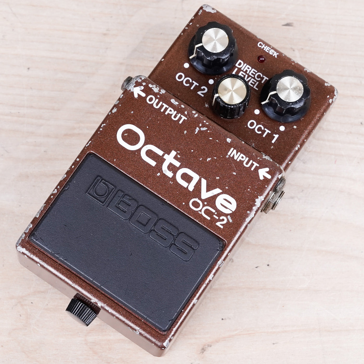 Boss OC-2 Octave (Black Label) 1984 Brown Made in Japan MIJ