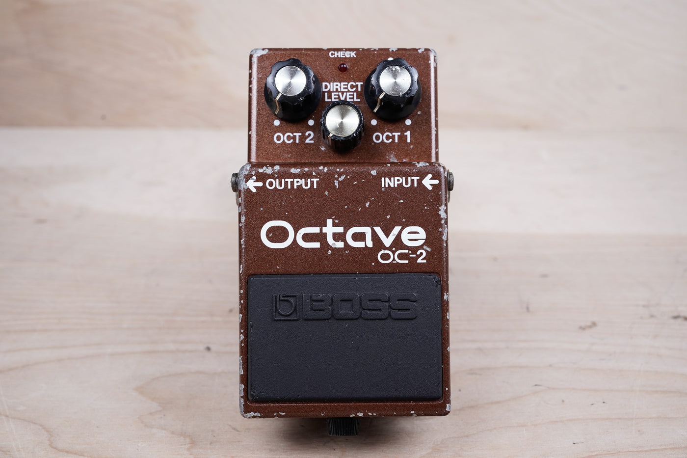 Boss OC-2 Octave (Black Label) 1984 Brown Made in Japan MIJ