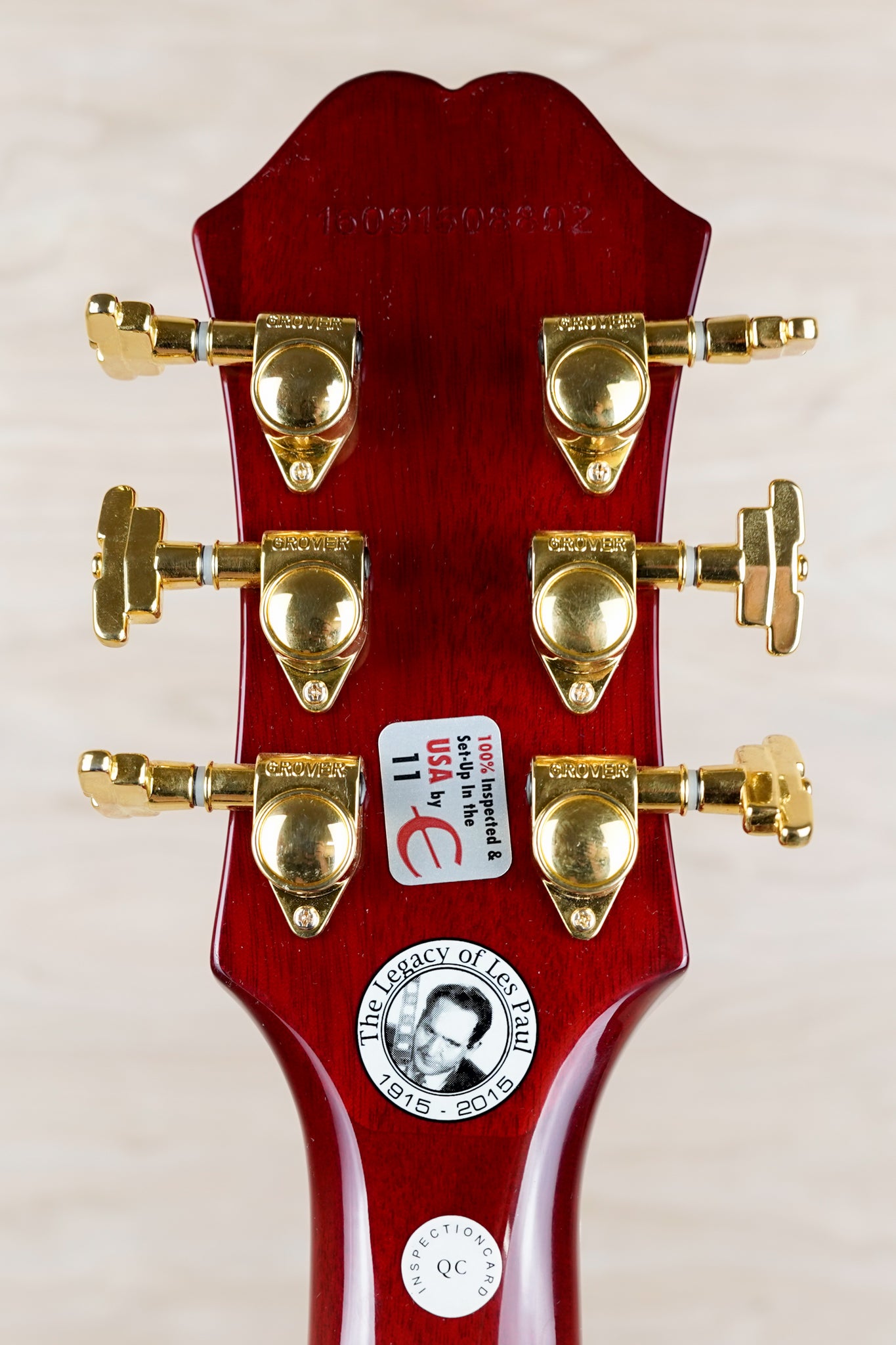 Epiphone LTD ED Les Paul 100th Anniversary Custom 2016 Cherry w/ OHSC, COA