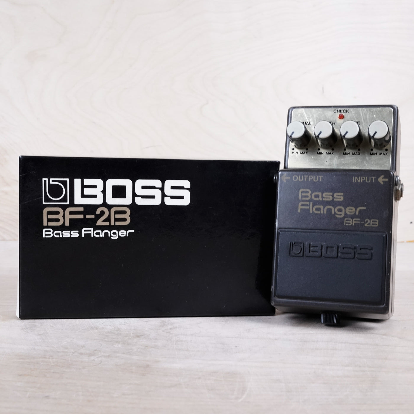 Boss BF-2B Bass Flanger 1990 Brown ACA w/ Box