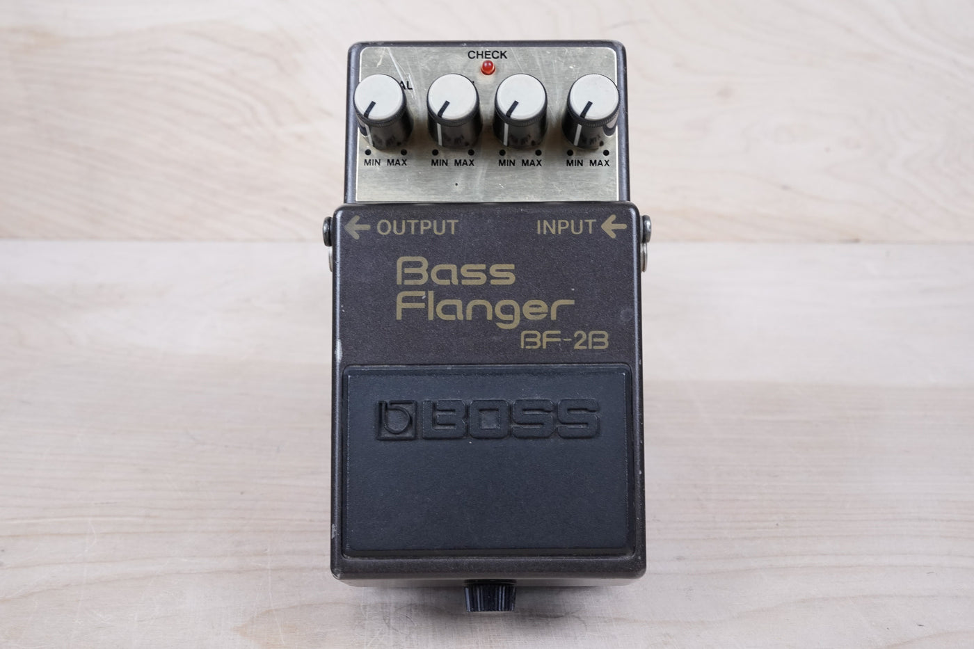 Boss BF-2B Bass Flanger 1990 Brown ACA w/ Box