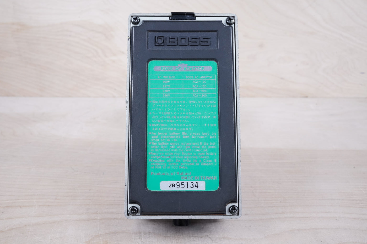 Boss BF-2B Bass Flanger 1990 Brown ACA w/ Box