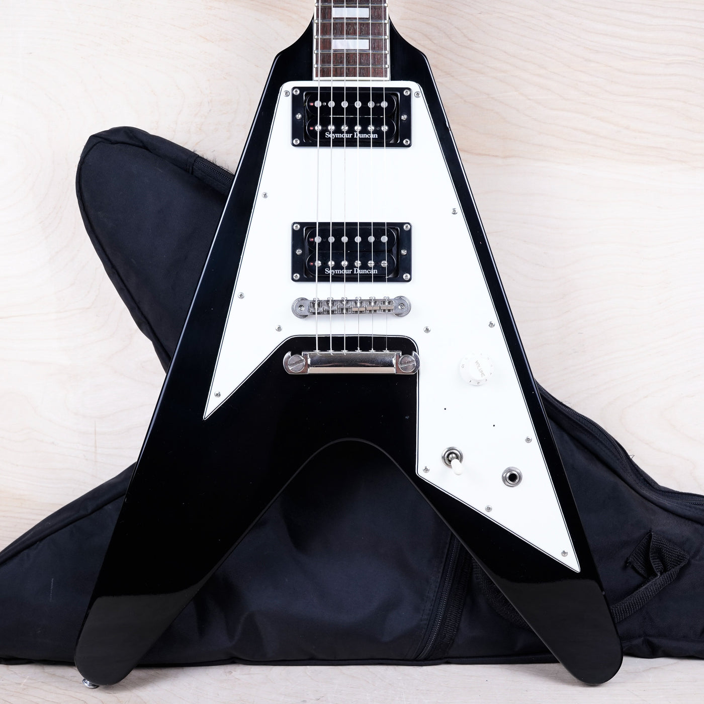 Edwards V E-FV-120D 1990s Black Seymour Duncan Pickups ESP Made in Japan MIJ w/ Bag