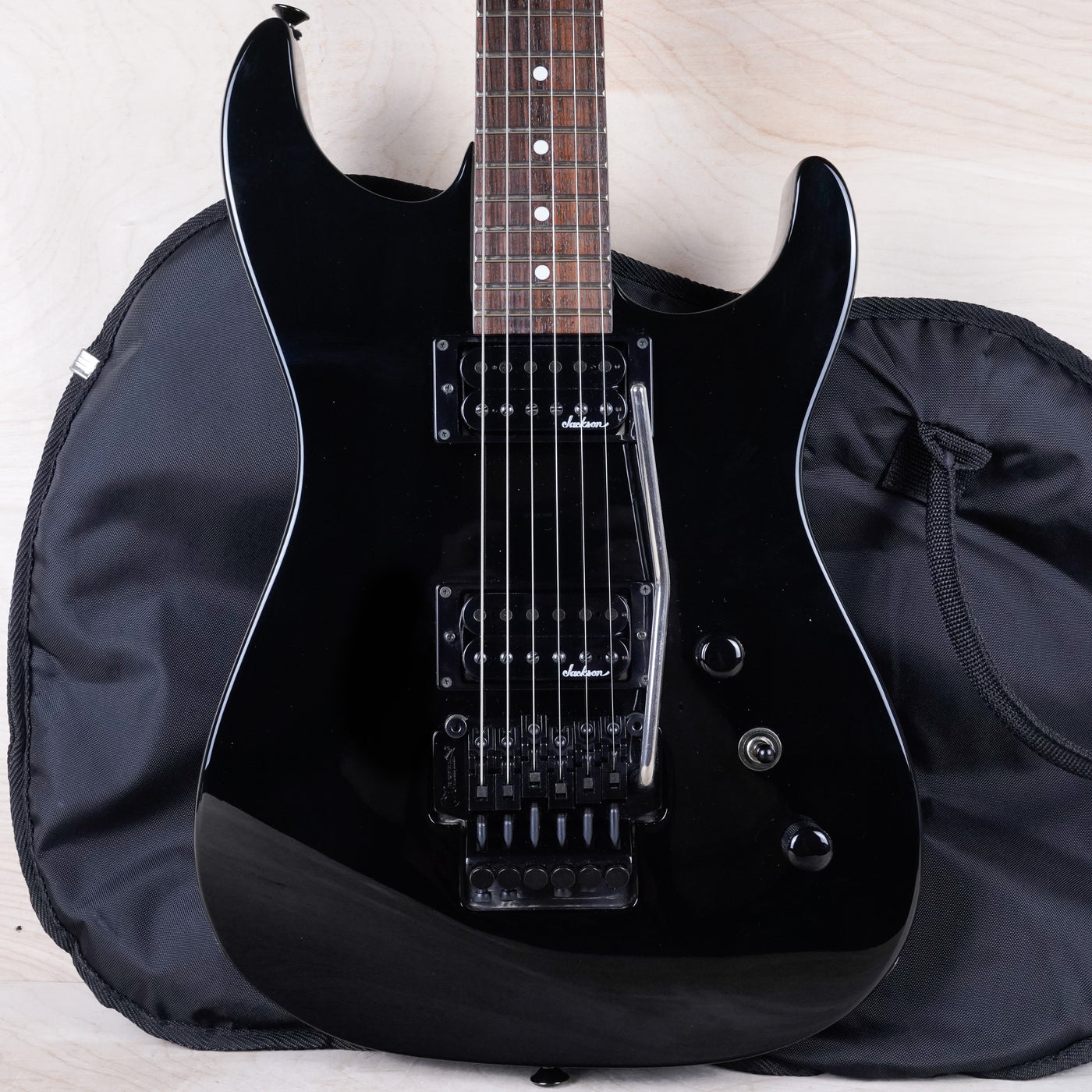 Charvel by Jackson Dinky DK-065 HH MIJ 1990 Black Japan w/ Bag – A