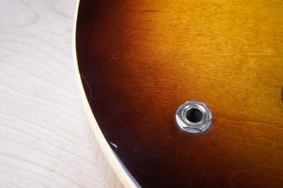 Greco SA-B "Super Real Project" Semi Hollow Body Bass 1987 Brown Sunburst Vintage Made in Japan MIJ w/ Hard Case