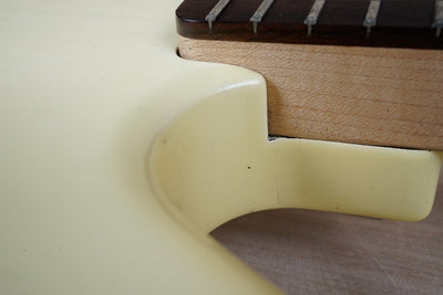 B.C. Rich Warlock WG-035 Mini Guitar 1990's White Made in Japan MIJ w/ Bag