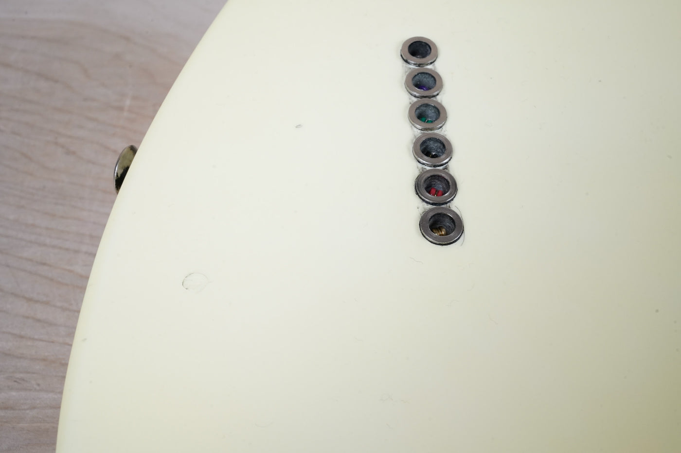 B.C. Rich Warlock WG-035 Mini Guitar 1990's White Made in Japan MIJ w/ Bag