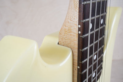 B.C. Rich Warlock WG-035 Mini Guitar 1990's White Made in Japan MIJ w/ Bag