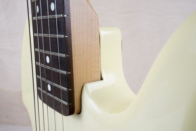 B.C. Rich Warlock WG-035 Mini Guitar 1990's White Made in Japan MIJ w/ Bag