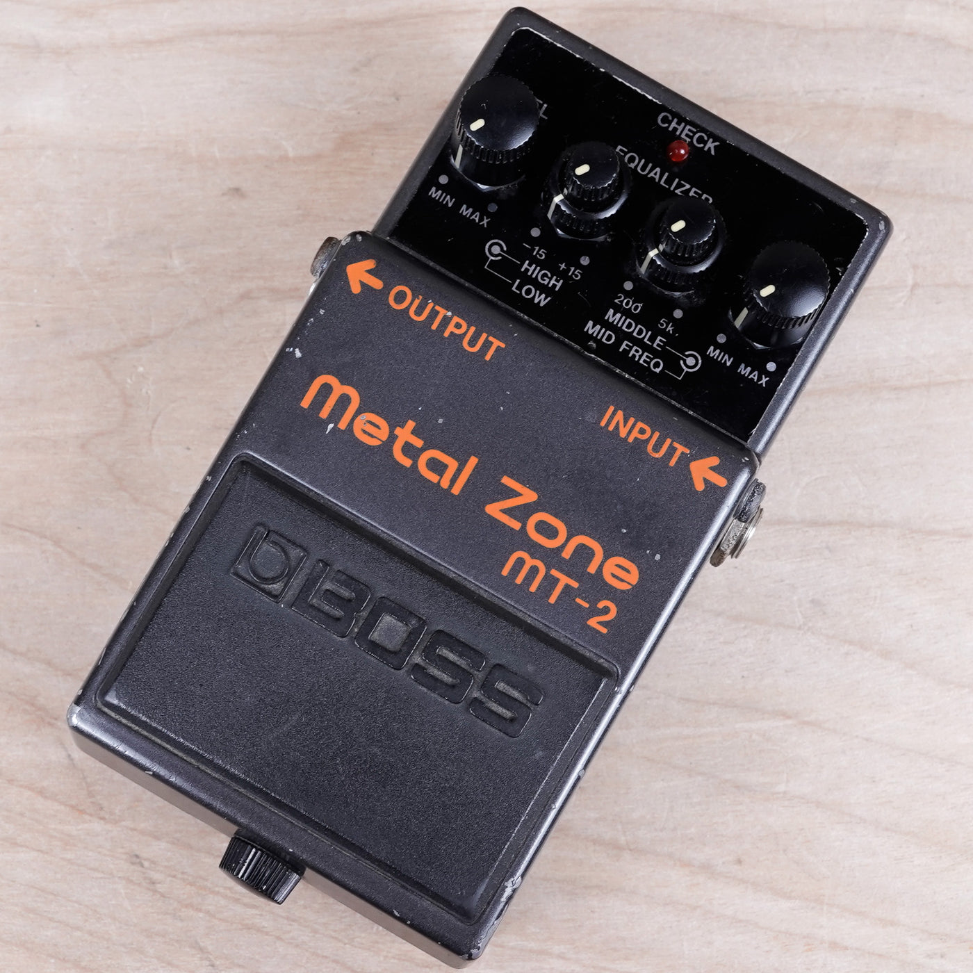 Boss MT-2 Metal Zone Distortion 1994 Silver Label