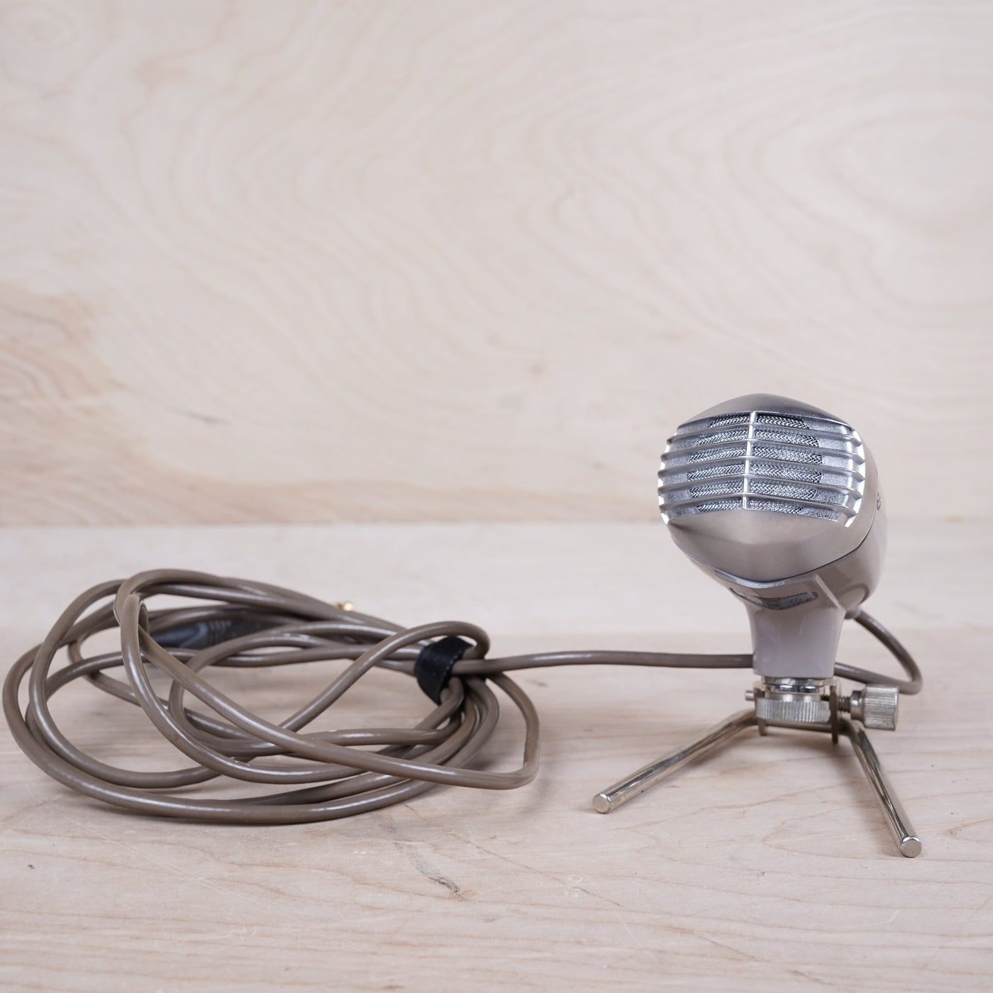 Sony F-38 Dynamic Microphone 1960s Vintage Made in Japan Hi-Z 10K Impendence w/ Stand, Cover