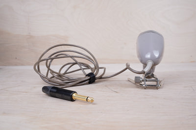 Sony F-38 Dynamic Microphone 1960s Vintage Made in Japan Hi-Z 10K Impendence w/ Stand, Cover