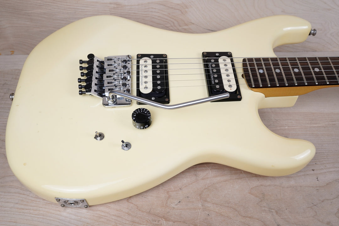 Kramer JK2000 MIJ 1980's White Original Floyd Rose Seymour Duncan