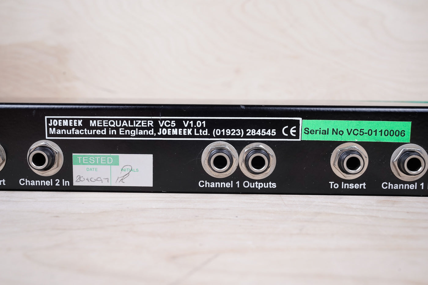 Joemeek VC5 Meequalizer 2-Channel EQ Rackmount