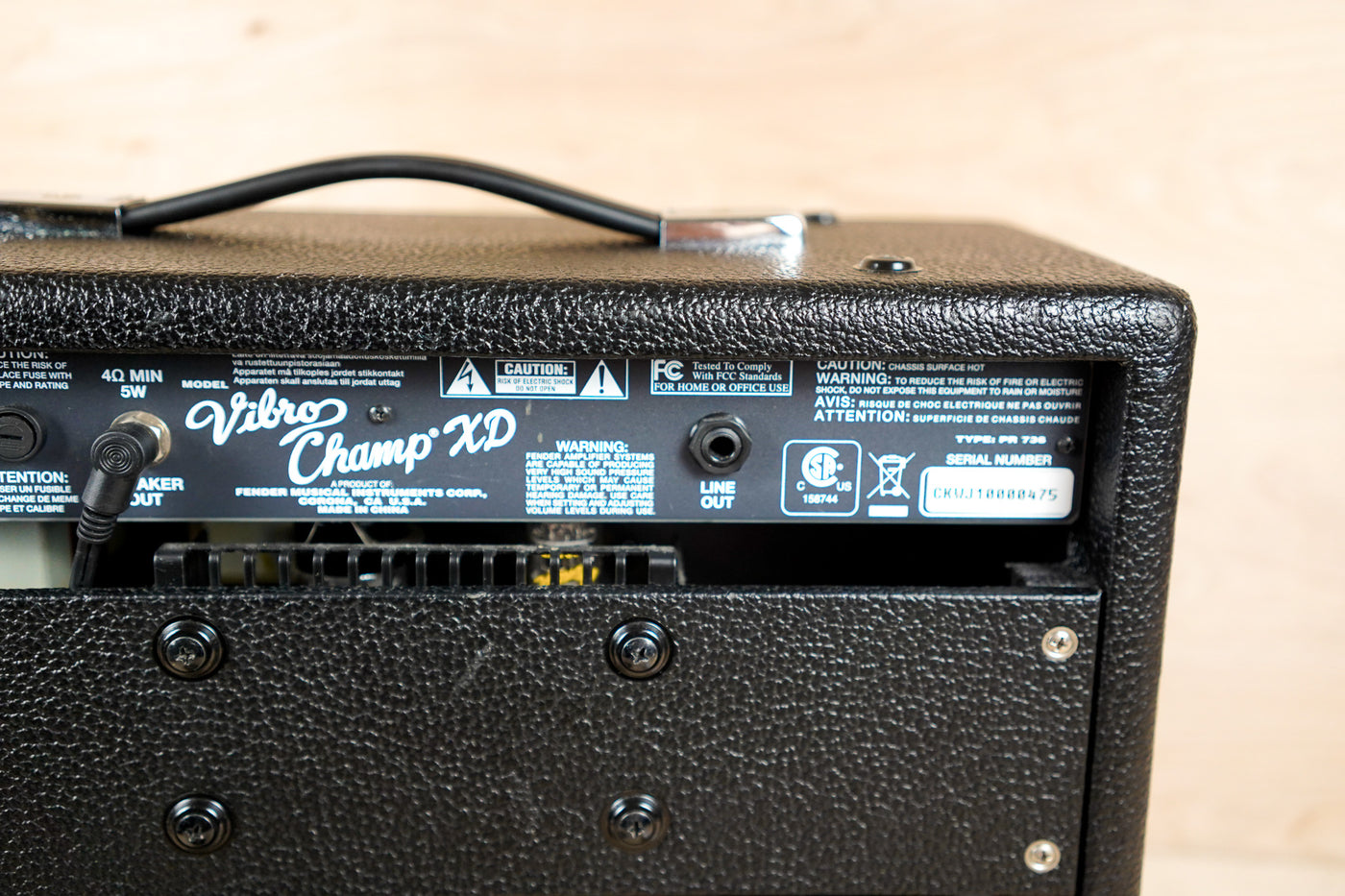 Fender Vibro Champ XD 5-Watt 1x8" Tube Hybrid Guitar Combo Amplifier