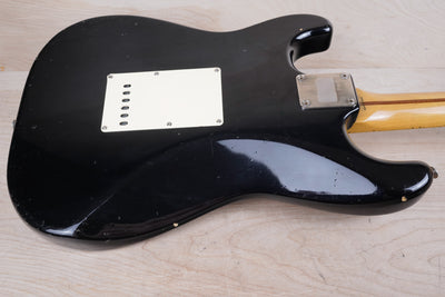 Fender ST-57 Stratocaster Reissue MIJ 1993 Black '57 Made in Japan Fujigen w/ Bag