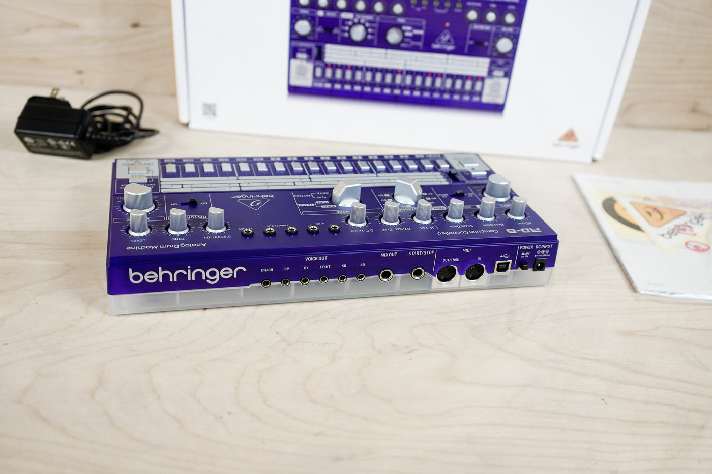 Behringer RD-6-GP Analog Drum Machine Transparent Purple