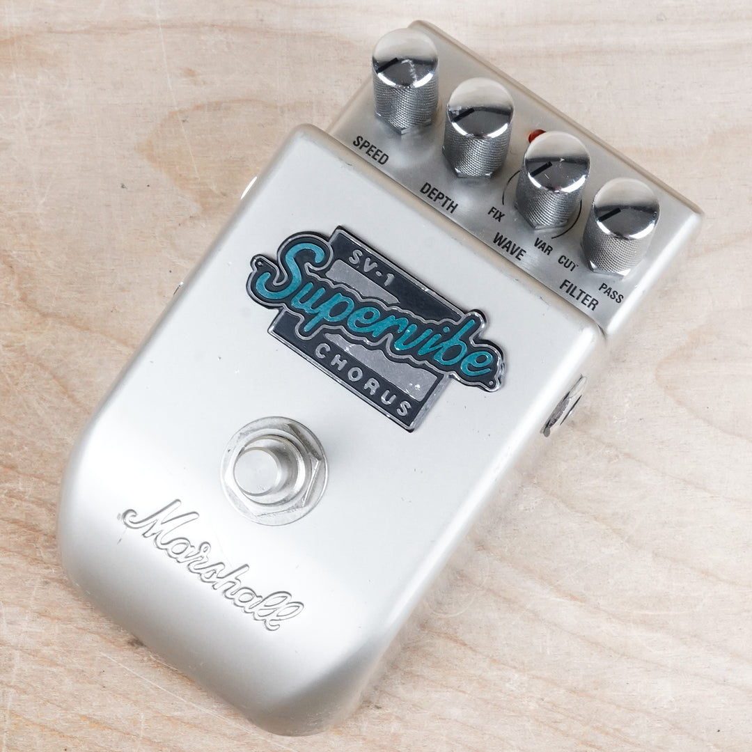 marshall chorus pedal Marshall SV-1 Supervibe Chorus Vibrato Pedal – A Flash Flood of Gear