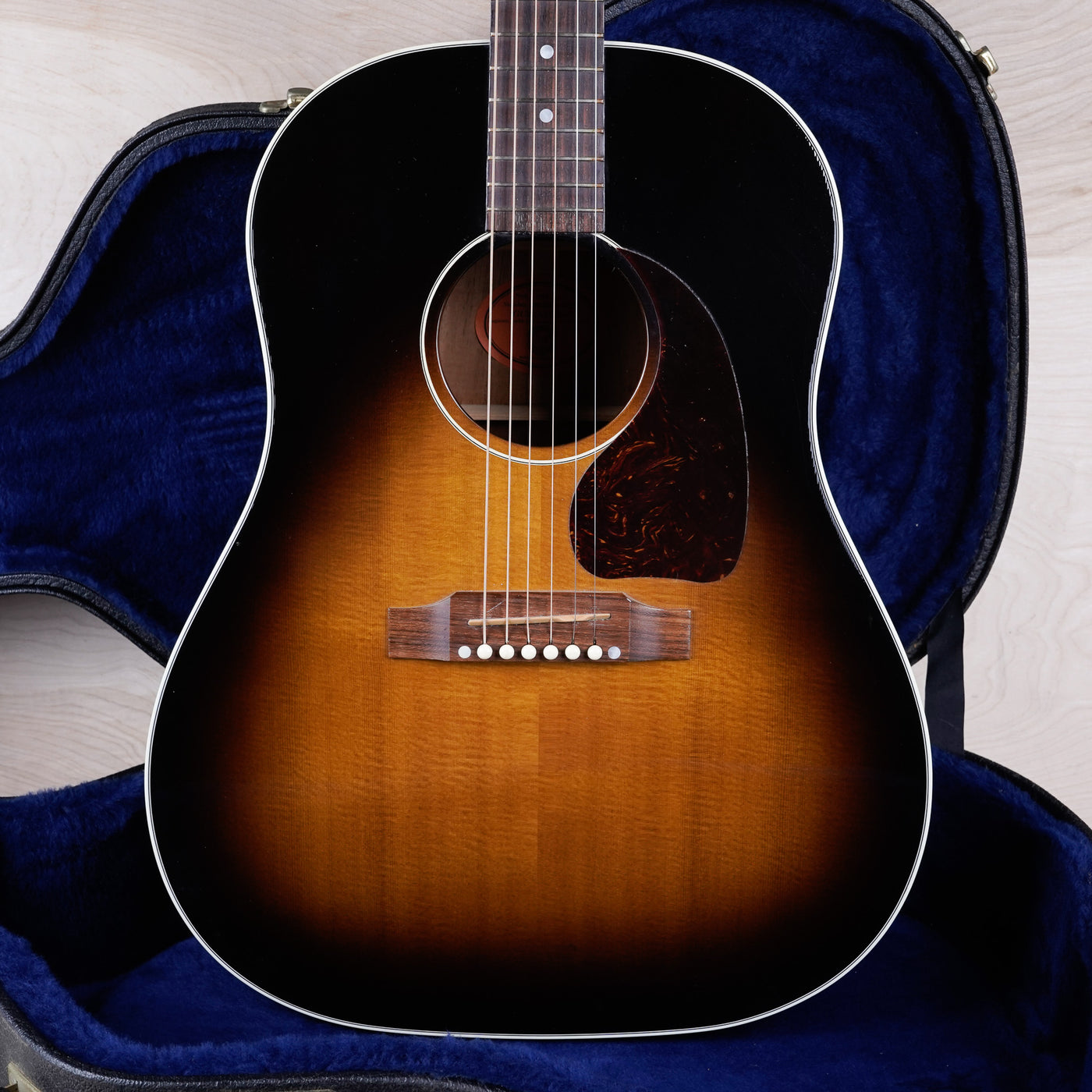 Gibson J-45 2002 Vintage Sunburst Yamano Music Acoustic Electric w/ OHSC