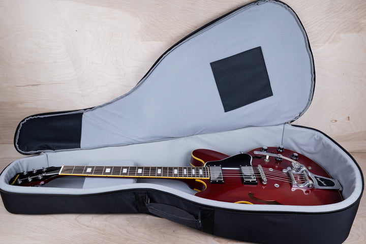 Edwards E-SA-125LTS Semi-Hollow Body With Bigsby MIJ 2013 Cherry