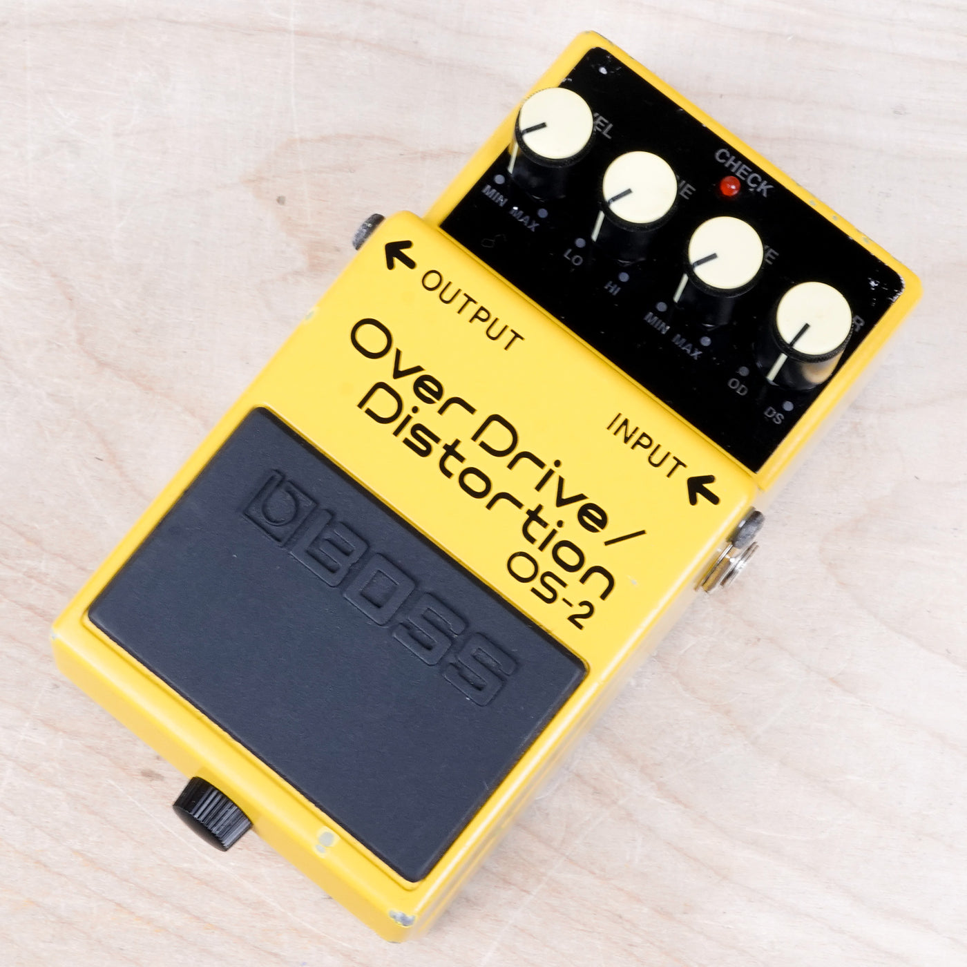 Boss OS-2 Overdrive Distortion Pedal 2007 Yellow