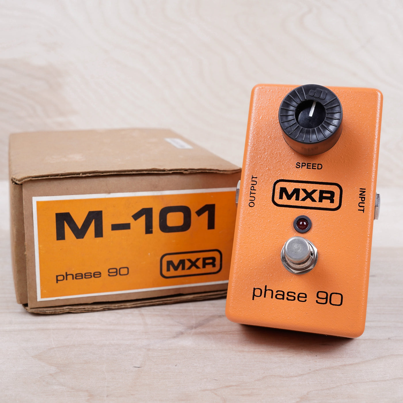 MXR M101 Phase 90 Effect Pedal 1990s 3.5mm Power Boxed