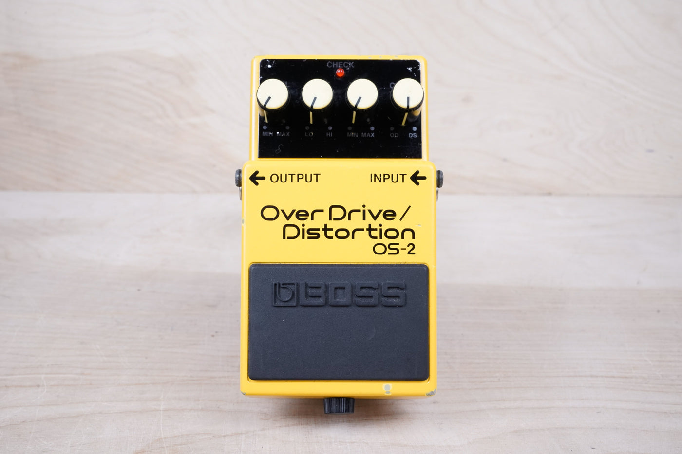 Boss OS-2 Overdrive Distortion Pedal 2007 Yellow