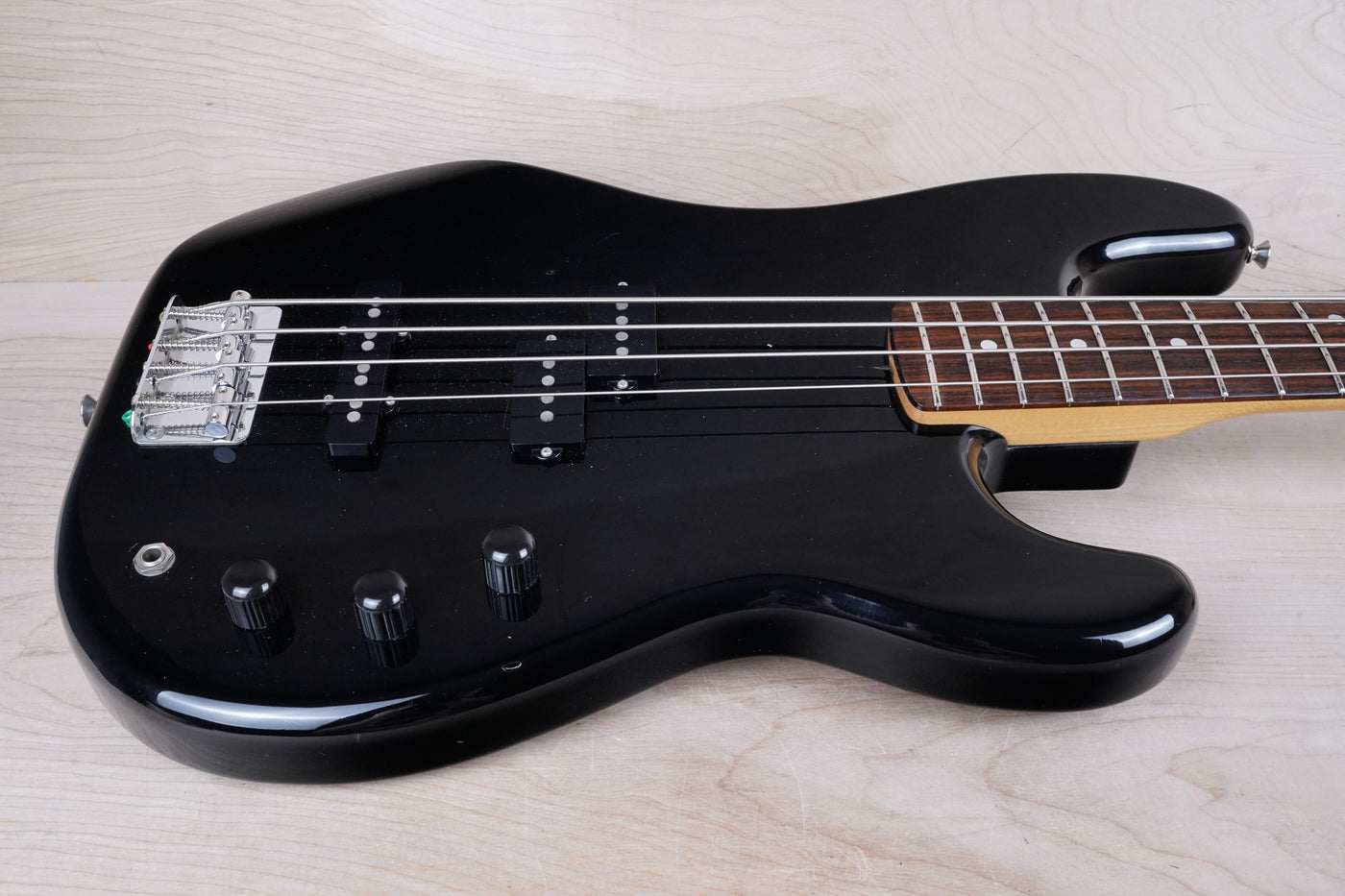 Fender PJ-455 Precision Bass Special MIJ 1987 Black PJ Vintage Made in Japan w/ Bag