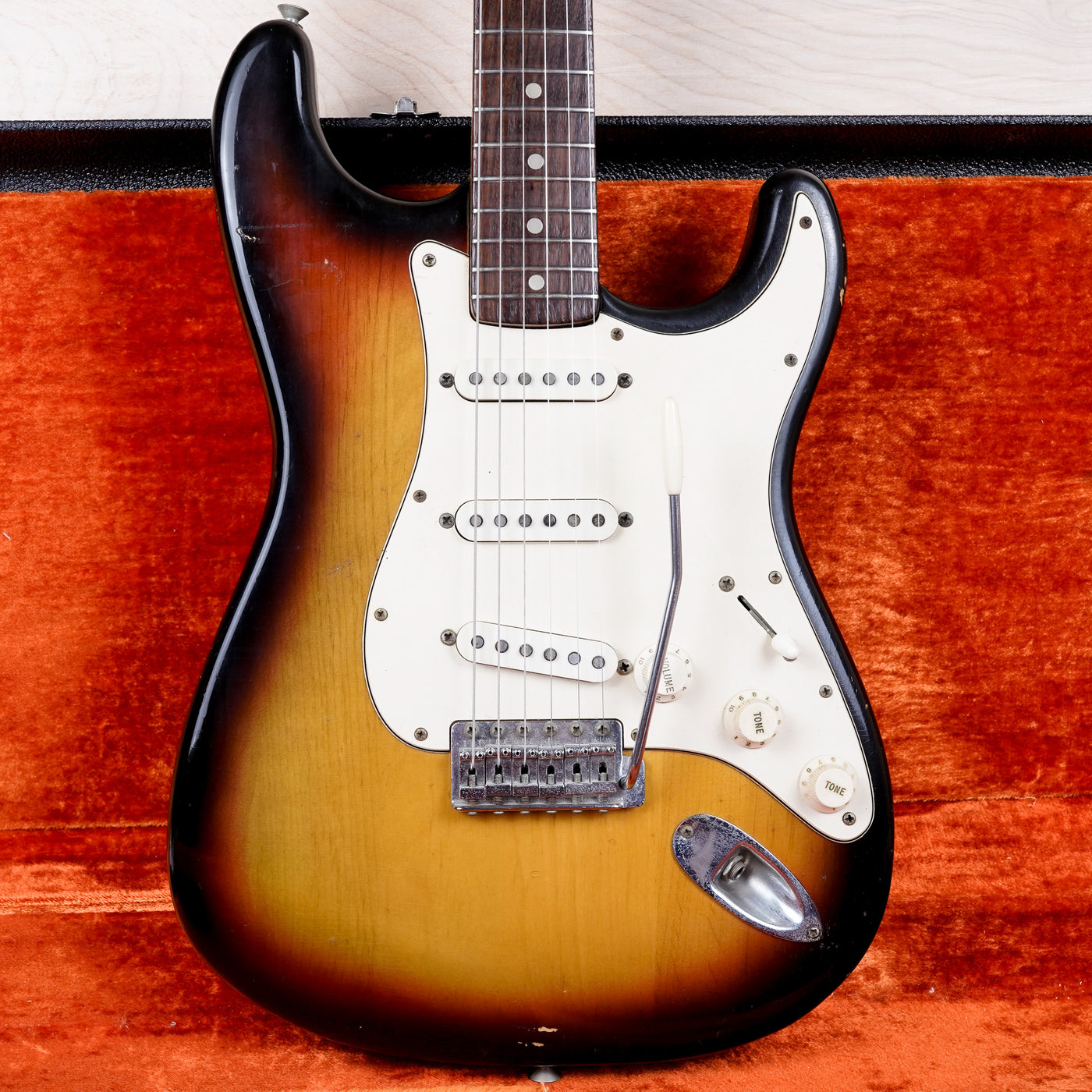 Fender Stratocaster 1972 Sunburst Vintage USA 3-Bolt w/ OHSC
