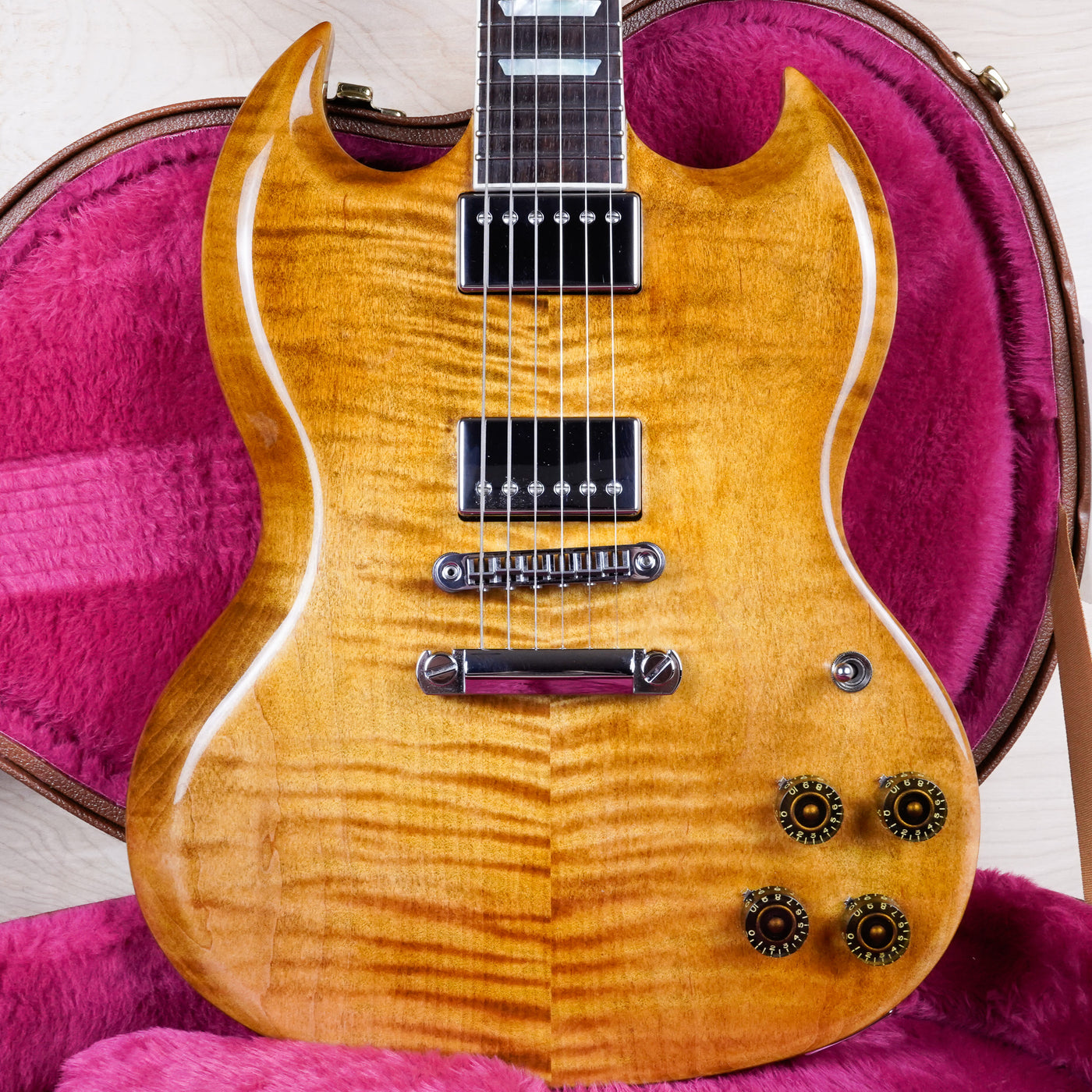 Gibson SG Standard HP-II 2018 Mojave Fade w/ Case, Paperwork