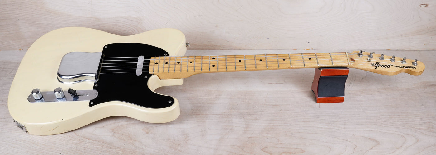 Greco Spacey Sounds TL500BR Vintage MIJ 1976 Blonde Vintage Japan w/ Hard Case