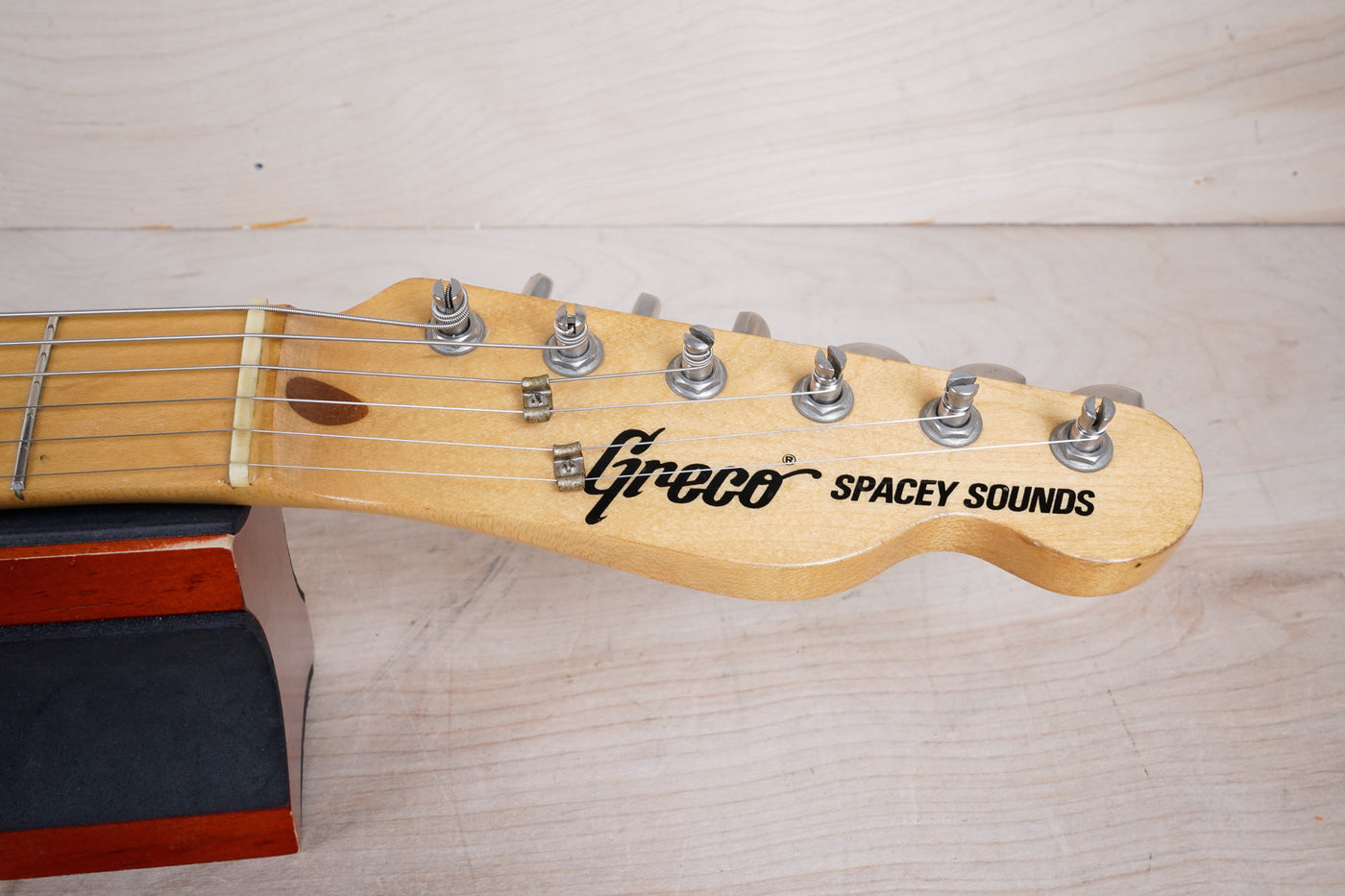 Greco Spacey Sounds TL500BR Vintage MIJ 1976 Blonde Vintage Japan w/ Hard Case