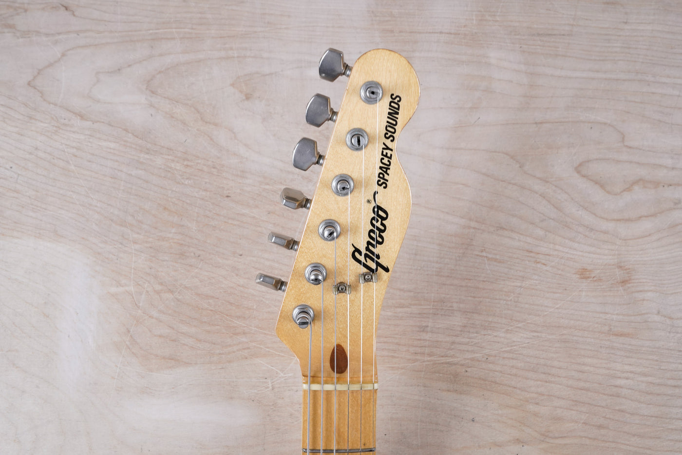 Greco Spacey Sounds TL500BR Vintage MIJ 1976 Blonde Vintage Japan w/ Hard Case