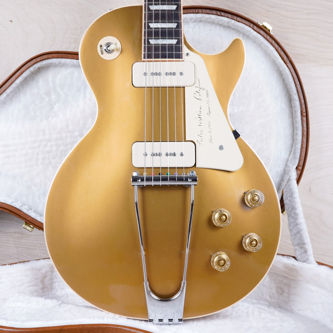 Gibson Les Paul '52 Tribute 2013 All Gold w/ OHSC – A Flash Flood