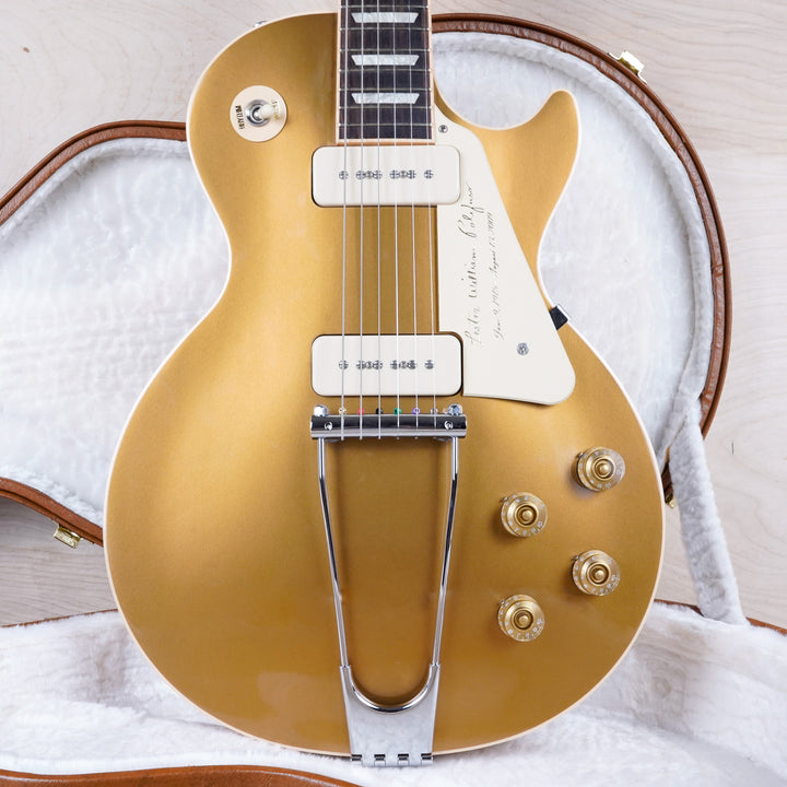 Gibson Les Paul '52 Tribute 2013 All Gold w/ OHSC – A Flash Flood